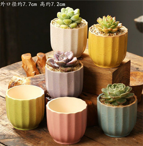 Liquidation de vente directe des fabricants succulentes prix spécial personnalité créative <span class=keywords><strong>pot</strong></span> de pouce simple <span class=keywords><strong>pot</strong></span> en céramique d'argile fraîche - Product Image 5