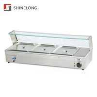 Matériel de restauration pour restaurants, bain-marie électrique 5 bacs pour garder les aliments au chaud à Guangzhou