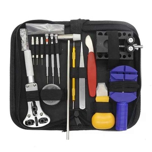 Outils de réparation de montres Réglage du bracelet Remplacement de la batterie Ensemble d'outils de réparation de montres de 147 pièces - Product Image 1