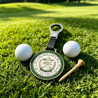 Étiquette de sac de golf en émail souple, vierge, gravée au laser, accessoire de golf, logo imprimé
