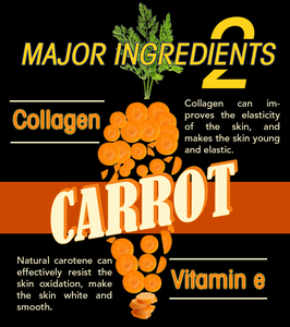 Crema Corpo e Viso Sbiancante al Collagene e Olio di Carota per Pelle Scura, Etichetta Privata (Vecchio Modello2) - Product Image 2