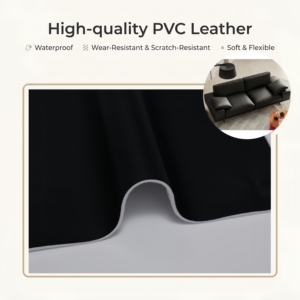 Pelle PVC per Divani e Borse, Morbida e Flessibile, Anti-ingiallimento, Antipolvere, con Superficie Liscia e Goffrata, Accettiamo OEM e ODM, Direttamente dalla Fabbrica - Product Image 1