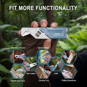 <span class=keywords><strong>Nextool</strong></span> W2 Metric Thép Không Gỉ Multitool Kìm Pocket Knife Tập Tin Bits Set Nylon Vỏ Bọc Cho Đi Xe Đạp Bảo Trì Hộ Gia Đình - Product Image 6