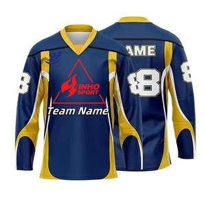 来样定做批发升华曲棍球运动衫，带定制标志时尚冰球制服 - Product Image 3