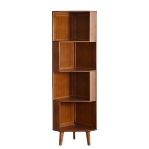 Étagères d'angle, étagère de rangement triangulaire, type sur pied, bibliothèque en bois pour salon, chambre à coucher, étagère de présentation - Product Image 5