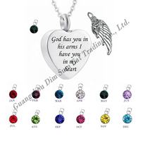 Collier Pendentif Cœur Personnalisé en Acier Inoxydable Argenté, Moderne, Écologique, Durable, Réutilisable, Étanche, pour Cendres d'Animaux de Compagnie, Souvenir Mémorial