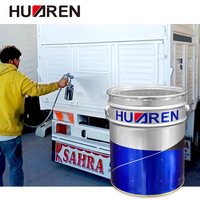 Huaren H06 Peinture époxy bicomposante transparente pour automobile et bateau, revêtement liquide haute brillance, résistant aux rayures, application au pinceau