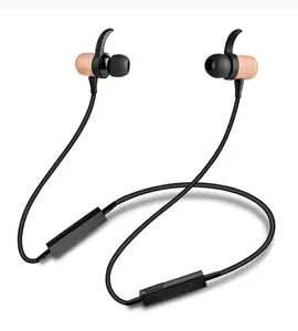 מכס לוגו אוזניות באוזן אוזניות מגנטיות אלחוטי צוואר להקת Bluetooth אוזניות Neckband אוזניות עבור ספורט עם ווים