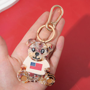 Cá Nhân Taler Gấu Bông Túi Quyến Rũ Tuyệt Vời Mới Lạ Mỹ USA Cờ Phim Hoạt Hình Keychain Cho Kỳ Nghỉ Mùa - Product Image 2