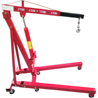 Support de moteur de voiture mobile 2T 3T, grue d'atelier pliable
