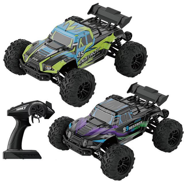 RC 1:16 Off-road 4x4 Remote Control Car Model Toy Brushed Motor 35KM/H High Speed 4 Channels 80m Range Expert Metal Construction