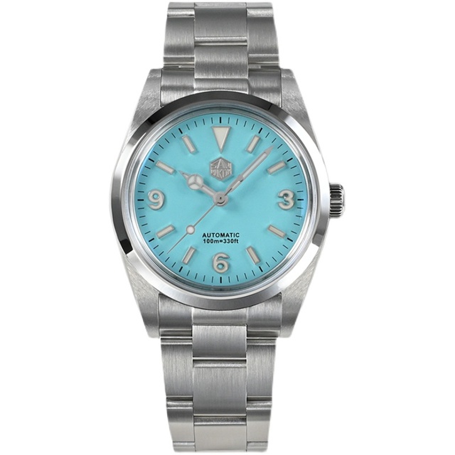San martin Stock Free Shipment Drop Ship Sapphire 10atm Pt5000/sw200 Stainless Steel Classical Retro Dive Diver Watch for Sale