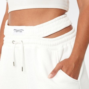 Wholesale Factory Plus Size Women Clothing <b>Thong</b> Detail Waistband Oversized Jogger Sexy Women's Pants - Product Image 4