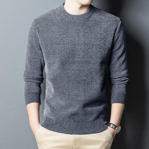 <span class=keywords><strong>Pull</strong></span>-over classique pour homme, col rond, ample, doux, décontracté, épais et chaud, à motif Luo - Product Image 3