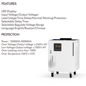 <span class=keywords><strong>Stabilisateur</strong></span> <span class=keywords><strong>de</strong></span> <span class=keywords><strong>tension</strong></span> à onduleur automatique bidirectionnel à thyristors TTN SCR 5kVA 10kVA 15kVA 20kVA AC 1500W <span class=keywords><strong>220V</strong></span> <span class=keywords><strong>5000W</strong></span> - Product Image 4