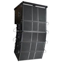 Système de sonorisation extérieur Line Array, puissance 2000W, enceintes 2x12 pouces, audio professionnel, caisson de basses 2x12 pouces
