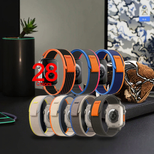 Per cinturino in Nylon traspirante regolabile per Smartwatch Ultra serie 7/6/5/<span class=keywords><strong>3</strong></span> SE/8/9/10 compatibile - Product Image 1