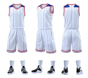 Desain sublimasi kustom kaus basket warna oranye perguruan tinggi hitam dan merah pakaian olahraga - Product Image 3