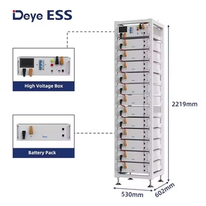 Baterai Penyimpanan Energi Surya Tegangan Tinggi Deye Bos-G-Pro Paket Baterai Lithium 51.2V 100Ah 5.12kWh LiFePO4 Semi-solid State 6000 - Product Image 3