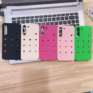 Étui de téléphone portable personnalisé, sublimation, étuis de téléphone portable en silicone, breloques pour chaussures, étui de téléphone S23 design - Product Image 1