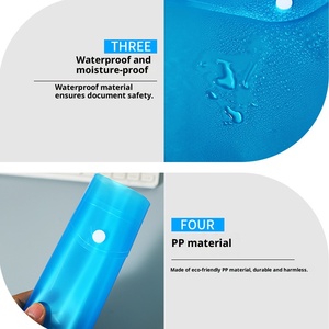 แฟ้มเอกสารพลาสติก PP แบบใหม่ พร้อมโลโก้สั่งทำ สำหรับสำนักงาน ขนาด A4 - Product Image 6