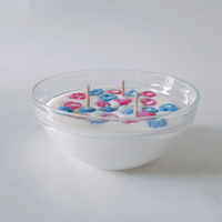 Bougies alimentaires fantaisie mignonnes, mini, réalistes, de luxe, personnalisées, écologiques, faites à la main en cire de soja, en forme de gâteau, pour Thanksgiving, Diwali, Pâques, de haute qualité