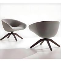 Fauteuil de salon moderne de luxe Boconcept, pour villa, parc, usage extérieur, design modulaire, revêtement en bois et tissu, pieds en métal, mobilier d'intérieur