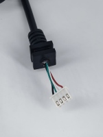 Kabel Konektor USB 2.0 dengan Konduktor Tembaga Murni, Lapisan PVC, Pengisian Cepat 3A untuk TV, Ponsel, PC, Gaming, Rice Cooker, Smart