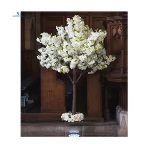 Cerisier artificiel blanc avec fleurs, cm, petit arbre, pièces centrales de mariage