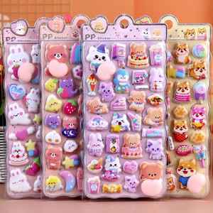 Pegatinas 3D de Burbujas de PP con Dibujos Animados de Animales para Decoración Infantil y Scrapbooking - Product Image 1