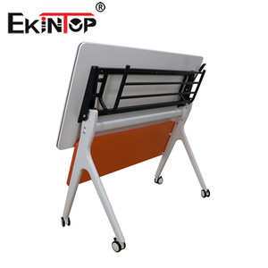 Mesa de conferencias plegable Ekintop 1200Wx500Dx750H móvil con ruedas para uso en reuniones y capacitación - Product Image 4
