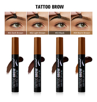 Gel teinté végétalien peel-off pour sourcils, marque privée, liquide, waterproof, rehausseur de sourcils, stylo colorant naturel, crème teintée pour sourcils
