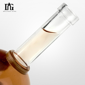 Precio de Fábrica al por Mayor OEM Botellas de Vidrio Transparentes Redondas Vacías de 750ml PARA Licor, Botella de Vidrio de 700ml para Licor - Product Image 2
