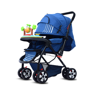 Không gian rộng lớn có thể chuyển đổi hai chiều âm nhạc xe đẩy trẻ em dễ dàng có thể gập lại và đa chức năng với chất liệu vải cho trẻ sơ sinh - Product Image 5