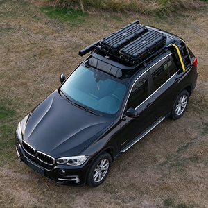 Panier de toit en alliage d'aluminium pour bagages, échelle latérale et boîte latérale pour <span class=keywords><strong>BMW</strong></span> X5 X6 2020-2026 - Product Image 4