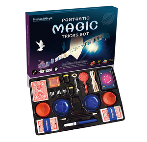 <span class=keywords><strong>Kit</strong></span> giocattolo all'ingrosso <span class=keywords><strong>trucchi</strong></span> magici per bambini 6-12 include 15 oggetti di scena per spettacoli magici-<span class=keywords><strong>trucchi</strong></span> per carte miracolose bacchetta magica plastica lampo - Product Image 1