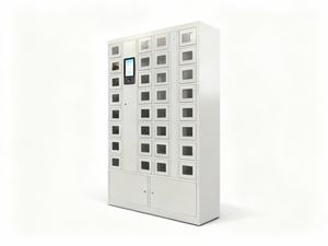 Estação de Carregamento de Celulares Pública com Armários Eletrônicos com Fechadura para Áreas de Alto Tráfego, Aeroportos, Shoppings e Escritórios - Product Image 2