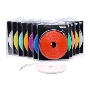 Tira de Luces LED de Neón de Silicona de 5 Metros, 12V, 6mm, Luces LED Abiertas para Negocios, Tiendas, Letreros de Neón Personalizados, Logotipo de Neón Flexible de Silicona - Product Image 1