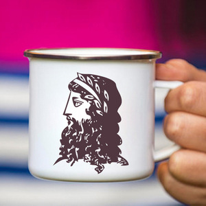 <span class=keywords><strong>Ebay</strong></span> Offre Spéciale Tasse en émail drôle Tasse de camping en émail en acier personnalisée Tasse <span class=keywords><strong>Presse</strong></span> à <span class=keywords><strong>chaud</strong></span> pour cadeau de Noël en émail - Product Image 3