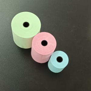 80*80mm 57*40MM <strong>Blue</strong> Thermal <strong>Paper</strong> Receipt <strong>Rolls</strong> fits all Clover POS Cash Register Printers, Yellow Thermal <strong>Paper</strong> - Product Image 1
