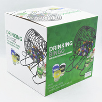 Jeu de bingo à boire professionnel avec 6 verres à shot