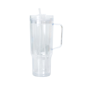 Gobelet de voyage transparent pré-percé de 40 oz, gobelet à neige en plastique, <span class=keywords><strong>verre</strong></span> à vin à <span class=keywords><strong>double</strong></span> <span class=keywords><strong>paroi</strong></span> - Product Image 2