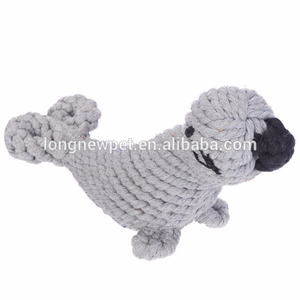 Özelleştirilmiş hayvan halat köpek dişleri oynamak yumuşak ve dayanıklı yıkılmaz fil türkiye Hippo dinozor yunus köpek oyuncak - Product Image 6