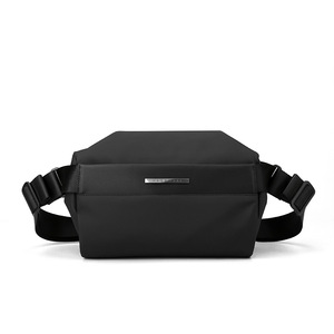 Men's Fashion Lightweight Bum Pouch Streetwear Sports Travel Outdoor Leisure Fanny Pack <b>Black</b> Gray Waist <b>Bag</b> Made of Nylon - Product Image 3
