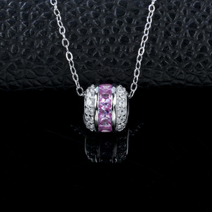 Collier pendentif S925 Padparadscha - Product Image 3