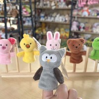 Jouets éducatifs mignons pour enfants marionnettes à doigt jouets animaux en peluche poupées marionnettes à doigt animaux