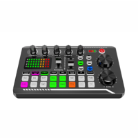 Smart F998 USB Externe Soundkarte für Laptop-Audio-Schnitts telle mit Rausch unterdrückung für Live-Broadcast-Gesang für mobile Computer