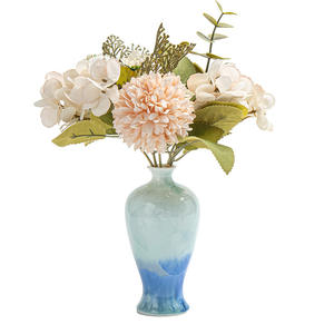 แจกันเซรามิกคุณภาพสูงหรูหราทันสมัยเป็น<span class=keywords><strong>ม</strong></span>ิตรกับสิ่งแวดล้อ<span class=keywords><strong>ม</strong></span>ดีไซน์เคลือบคริสตัลแจกันตั้งโต๊ะขนาด20ซม. x 20ซม. ห้องนอนห้องนั่งเล่น - Product Image 5