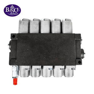Commandes de joystick hydrauliques 4P80 6P80 7P80 21GPM 80LPM pour contrôle directionnel hydraulique à 5, 6 ou 7 bobines - Product Image 1