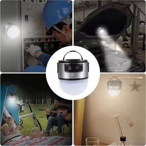 Lampada frontale a LED ricaricabile USB con cappello bianco e rosso staccabile IP65 nominale per campeggio e escursioni all'aperto - Product Image 5